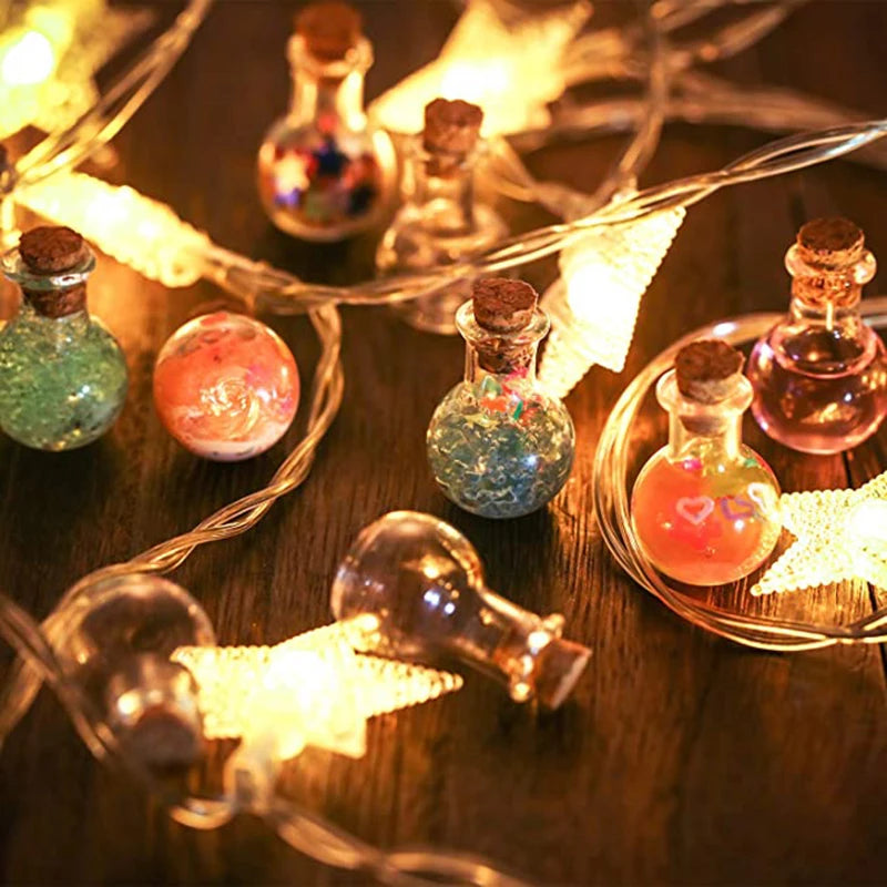 Mini Glass Potion Bottles 10pcs