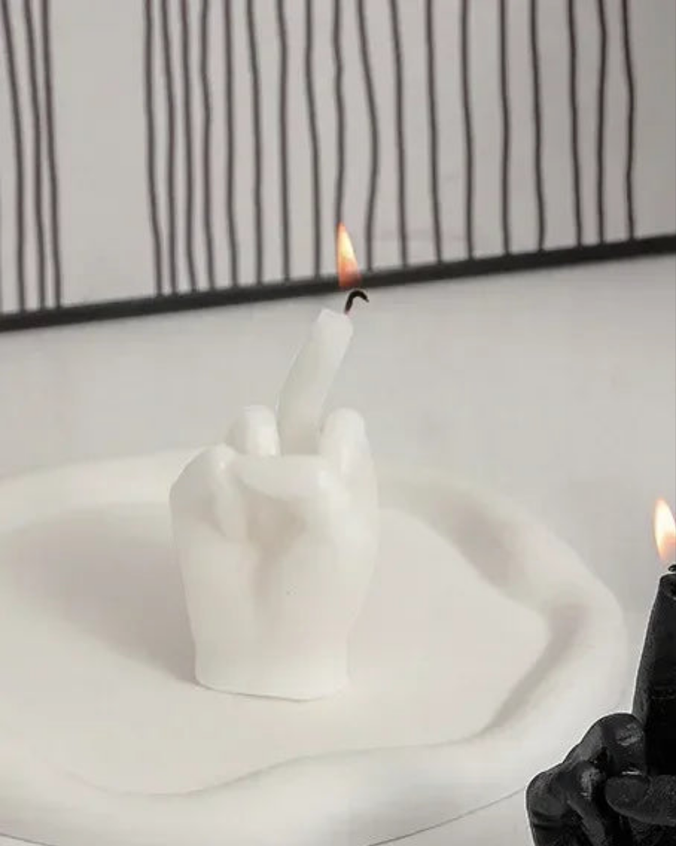 Middle Finger Candles
