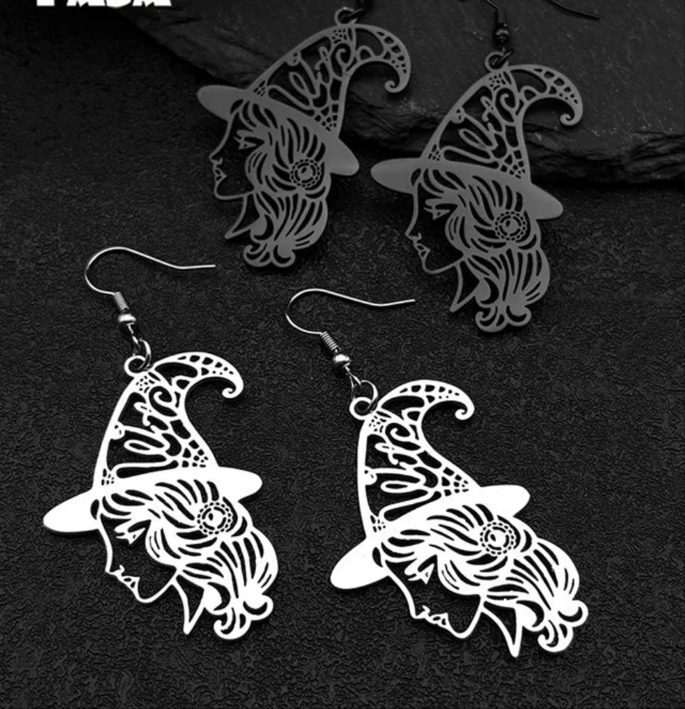 Witchy Hat Earrings
