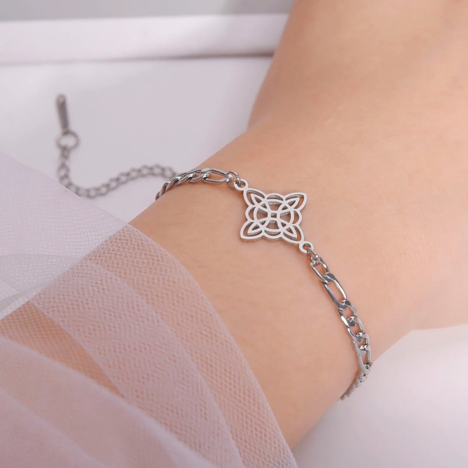 Witch Knot Charm Bracelet