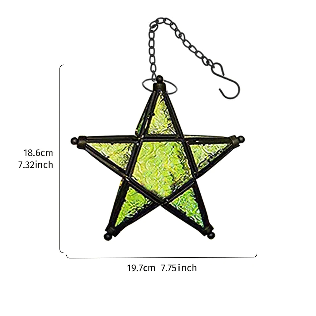 Pentagram Hanging Candle Holder