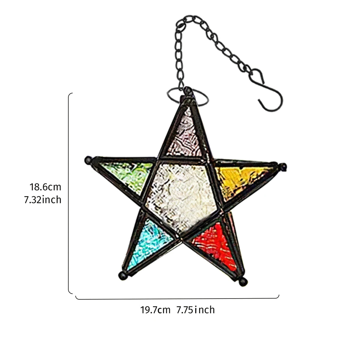 Pentagram Hanging Candle Holder