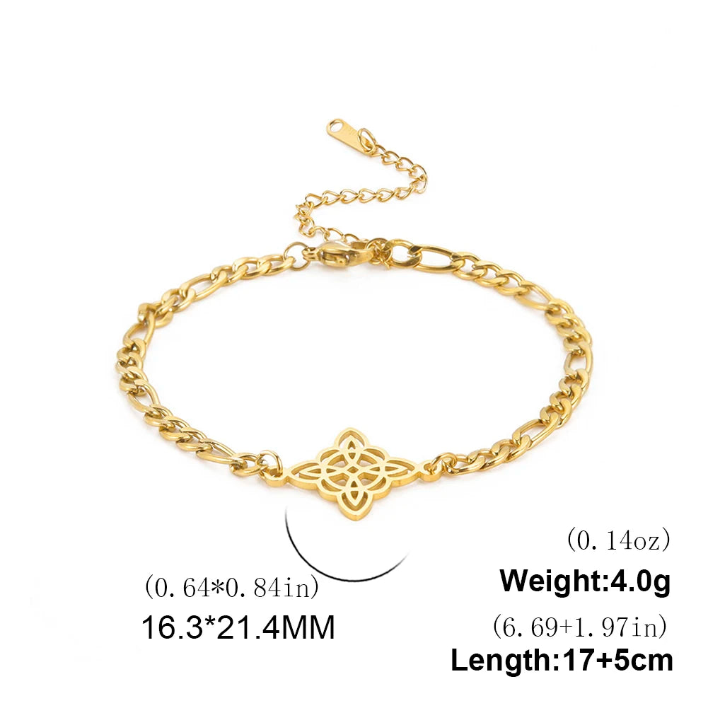Witch Knot Charm Bracelet