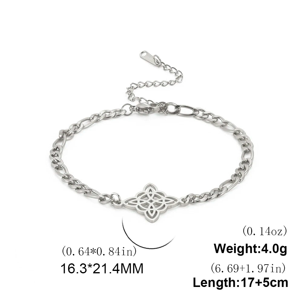 Witch Knot Charm Bracelet