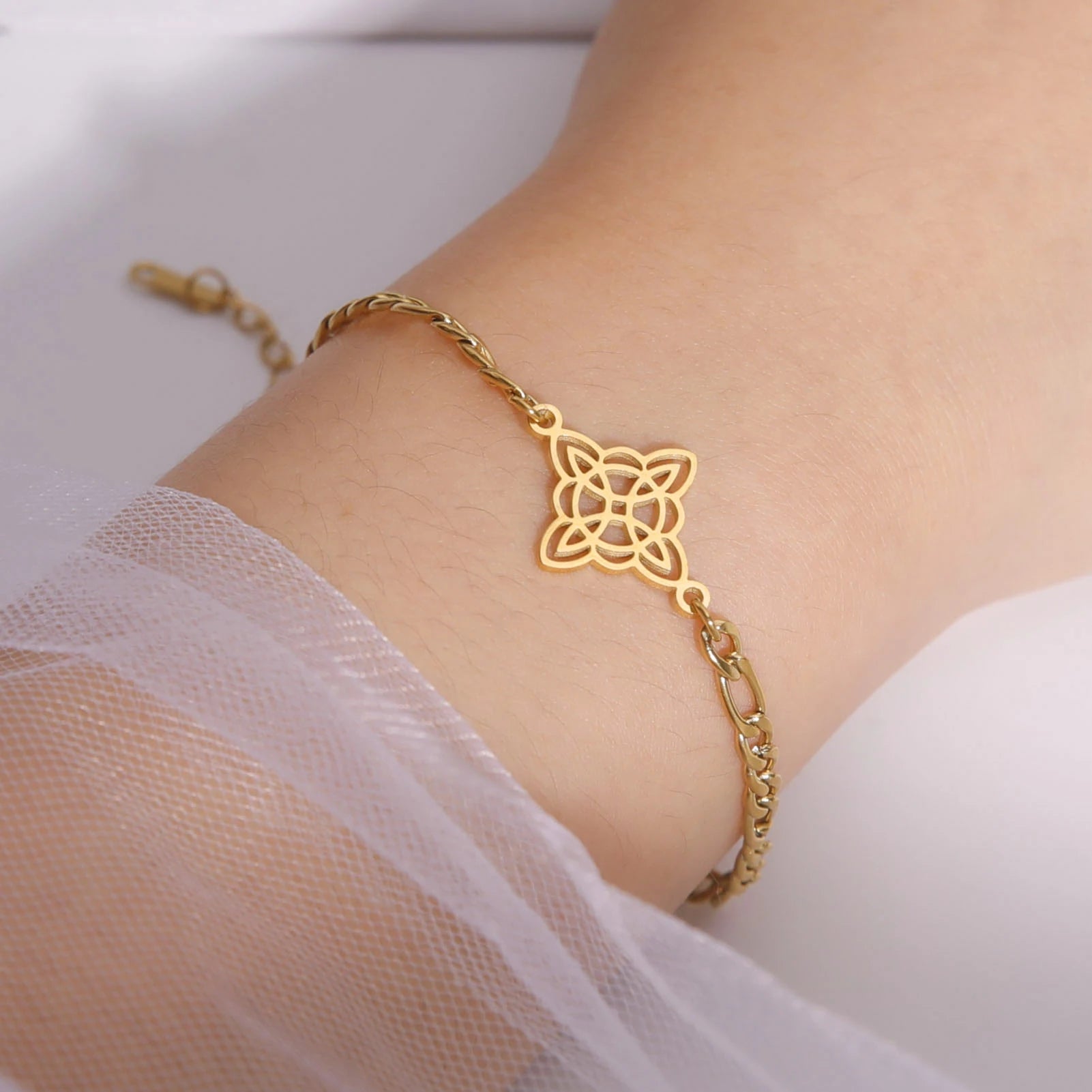 Witch Knot Charm Bracelet