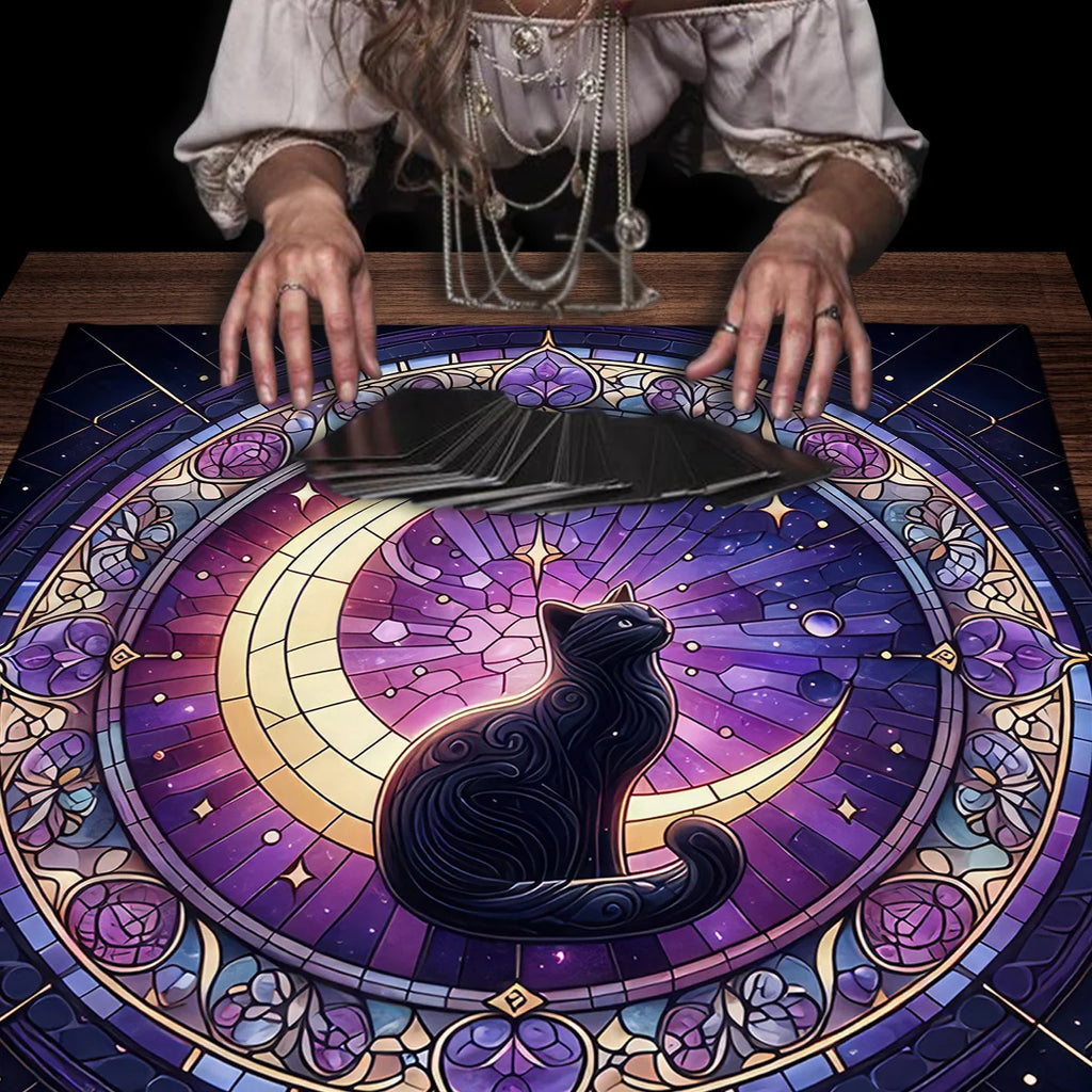Black Cat Altar Cloth